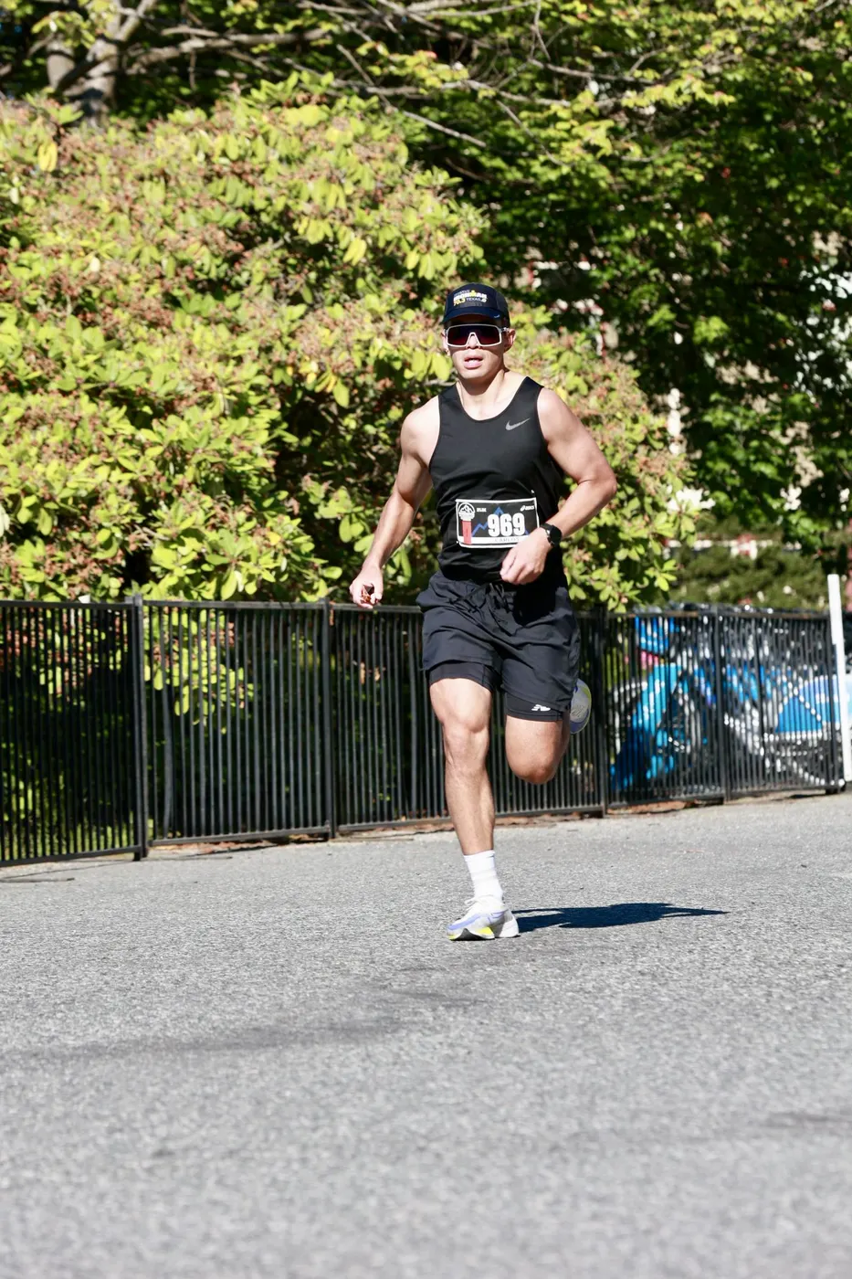 Carlos Hombrebueno running during an endurance race
